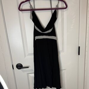 Elegant Black and Gray Women's Dress